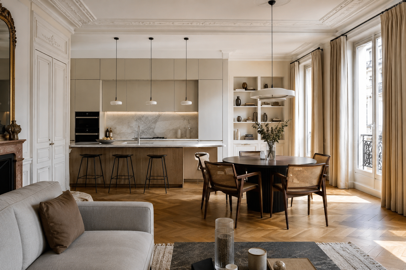 Rénovation intérieure à Paris : transformer un appartement ancien avec exigence
