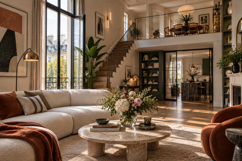Décorateur d'intérieur à Paris : rôle, tarifs et différences