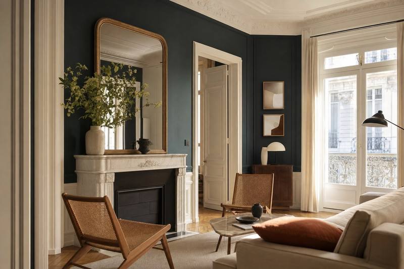 Choisir ses couleurs dans un appartement parisien : lumière, hauteur, orientation