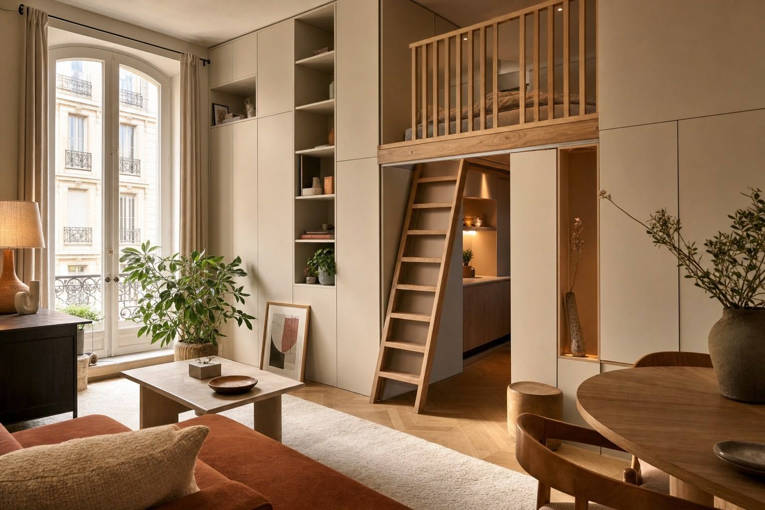 Rénover un studio ou une chambre de bonne à Paris : optimiser chaque mètre carré