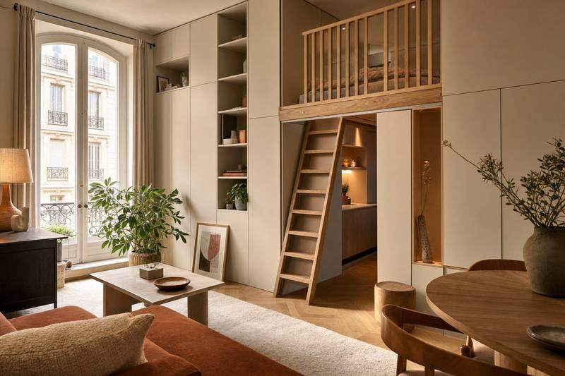 Rénover un studio ou une chambre de bonne à Paris : optimiser chaque mètre carré