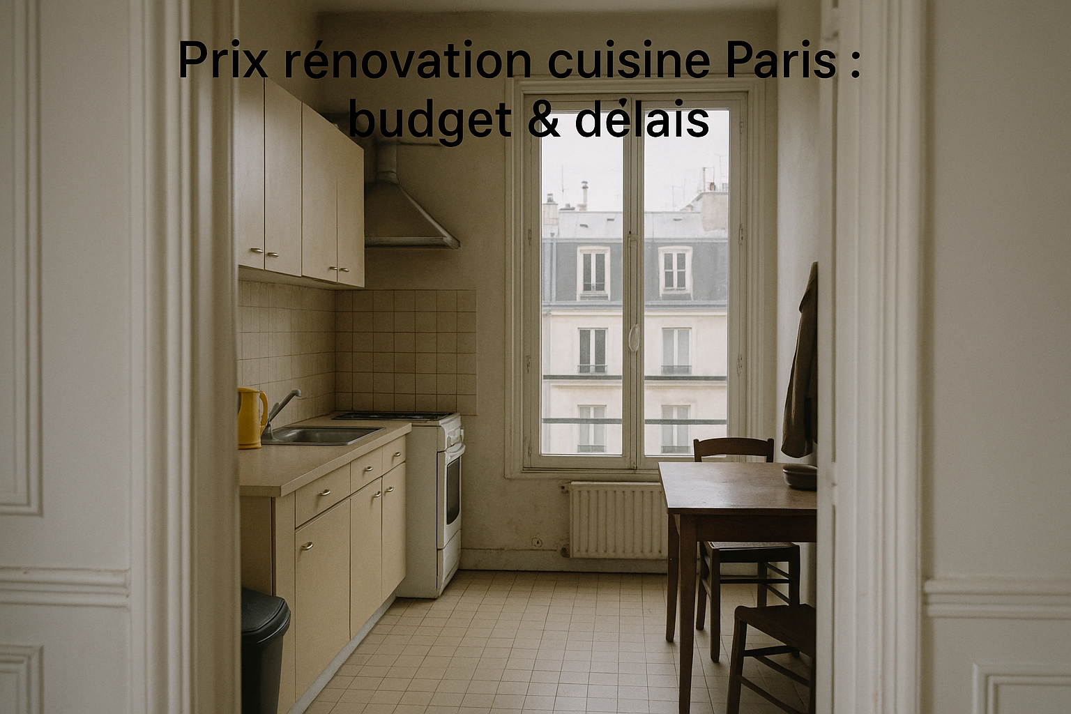 Prix rénovation cuisine Paris : budget, délais et contraintes